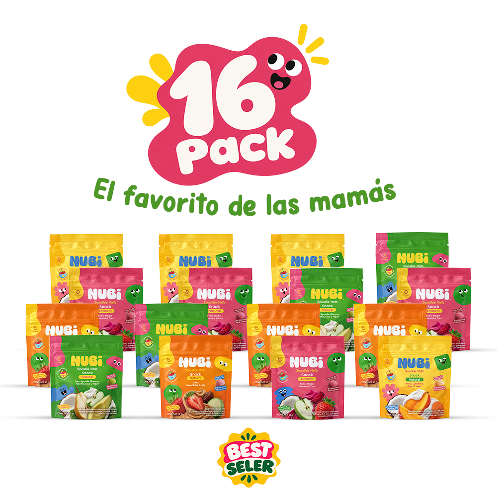 16 pack (4 de cada sabor)