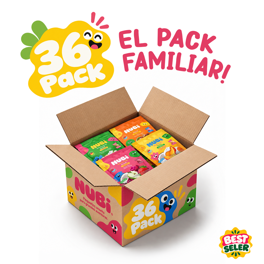 36 pack (9 de cada sabor)